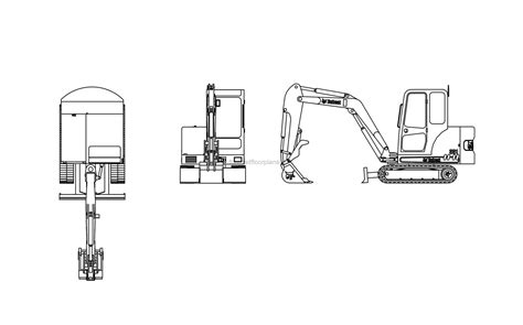 mini excavator technical drawings|japanese excavators cad blocks.